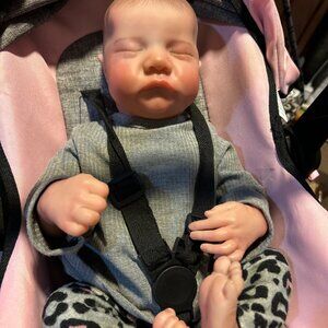 BABY DOLL  REBORN AND CARRIER